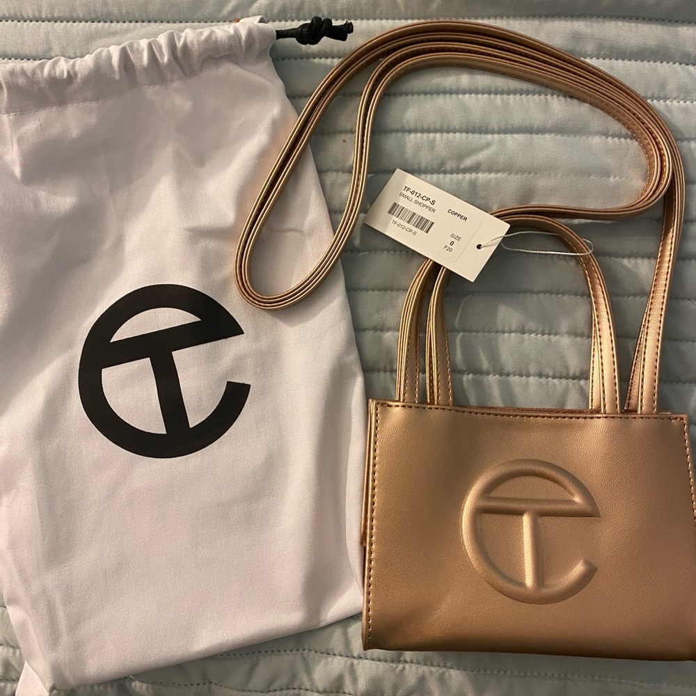 Small Copper Telfar bag